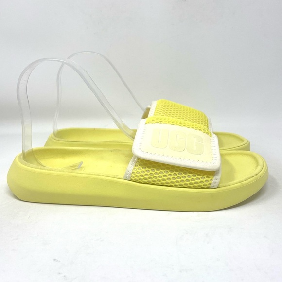 UGG LA Light Slide Sandals 1107911 Yellow Womens 8 - Picture 1 of 8